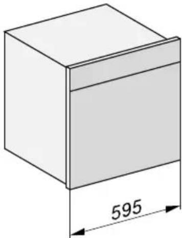 MIELE ESW 7030 - Appareil combiné pour niche d'une hauteur de 59 cm - 2