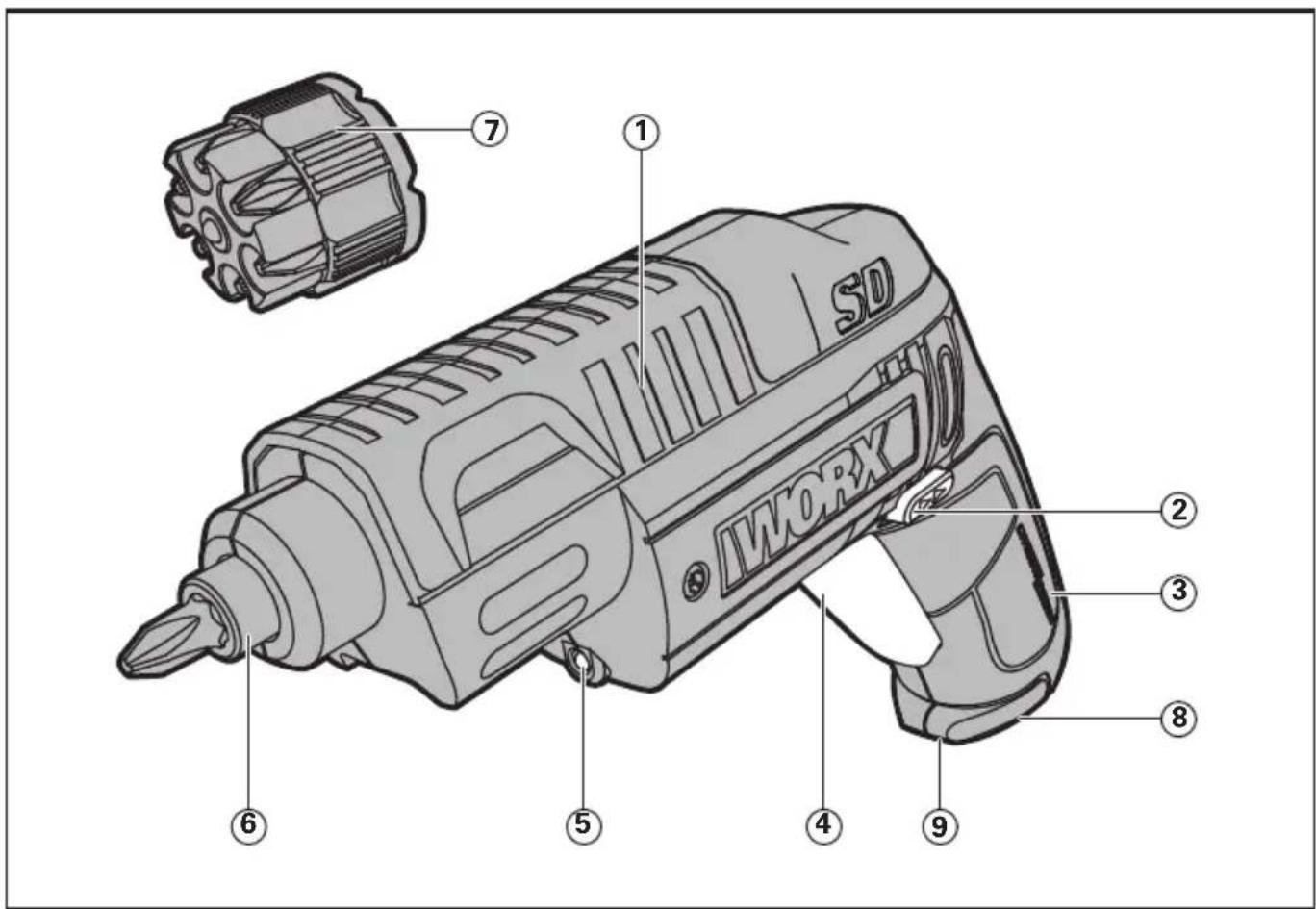 WORX WX254.4 - 1