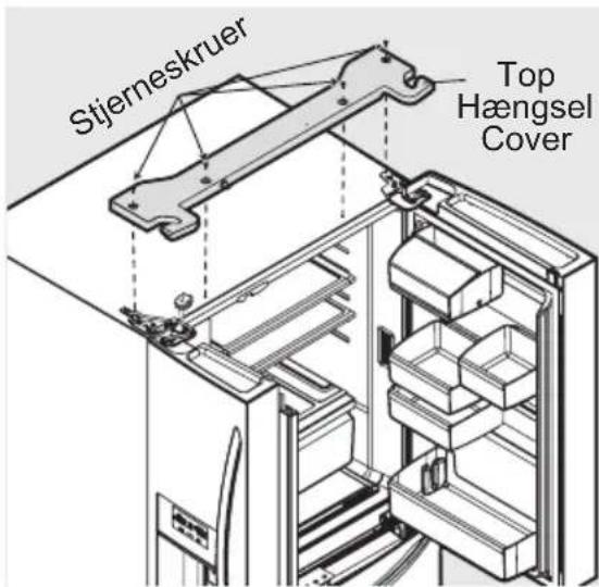 ELECTROLUX LLT9VB52U - Sādan aftages køleskabslågen: - 1