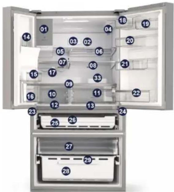 ELECTROLUX LLT9VB52U - DESCrizIONE DELL'APPARECCHIATURA - 1