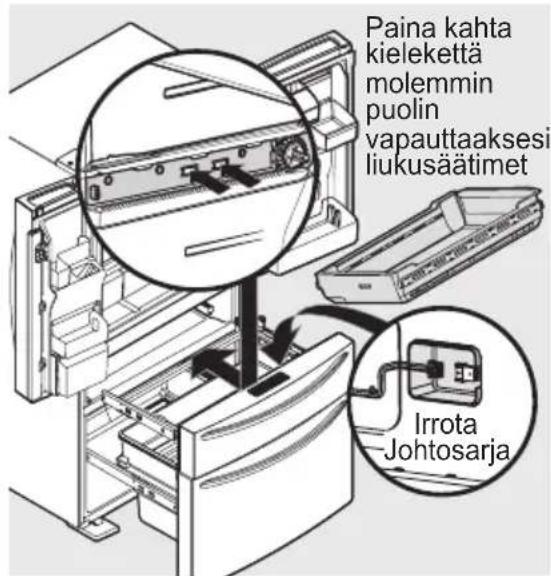 ELECTROLUX LLT9VB52U - MultiSwitch/ MultiChilllaatikon poistaminen - 1