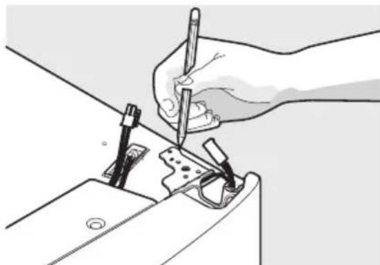 ELECTROLUX LLT9VB52U - Sādan aftages køleskabslågen: - 2