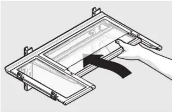 ELECTROLUX LLT9VB52U - Så har justerar du den utdragbara underhyllan/den vändbara hyllan: - 1