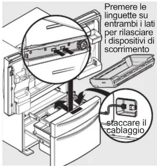 ELECTROLUX LLT9VB52U - Per rimuovere il cassetto MultiSwitch/MultiChill - 1