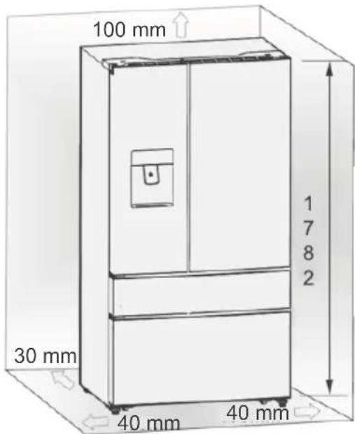 ELECTROLUX LLT9VB52U - Kylskapets ventilation - 1