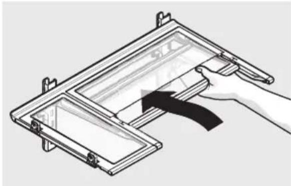 ELECTROLUX LLT9VB52U - Sādan justeres skubbe-/vippehylden: - 1