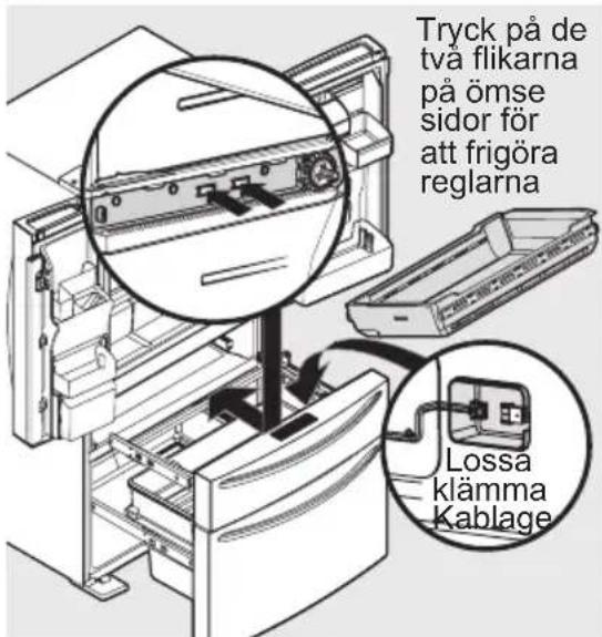 ELECTROLUX LLT9VB52U - Folj anvisingarna   nedan for ta bort MultiSwitch/   MultiChill-Iådan - 1