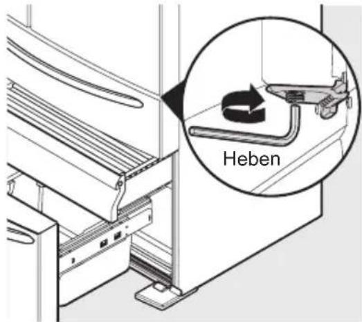 ELECTROLUX LLT9VB52U - Ausrichtung des Innenraums und Ausrichtung der Turen (falls notwendig) - 2