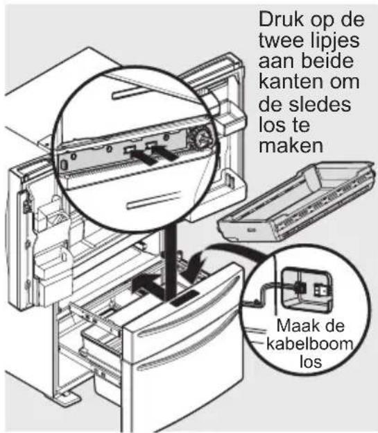 ELECTROLUX LLT9VB52U - De MultiSwitch/ MultiChill-lade verwijderen - 1