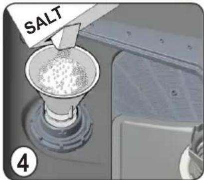 ESSENTIELB ELV 456s - Chargement du sel dans le réservoir de I'adoucisseur d'eau - 4