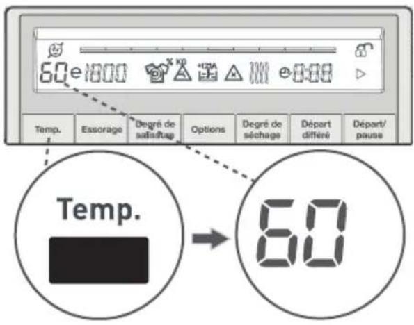 ESSENTIELB ELS 861 - 1- Sélection de la température - 1