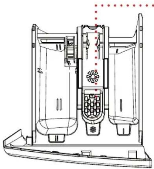 ESSENTIELB ELS 861 - Compartiment lessive pour le lavage principal : - 1