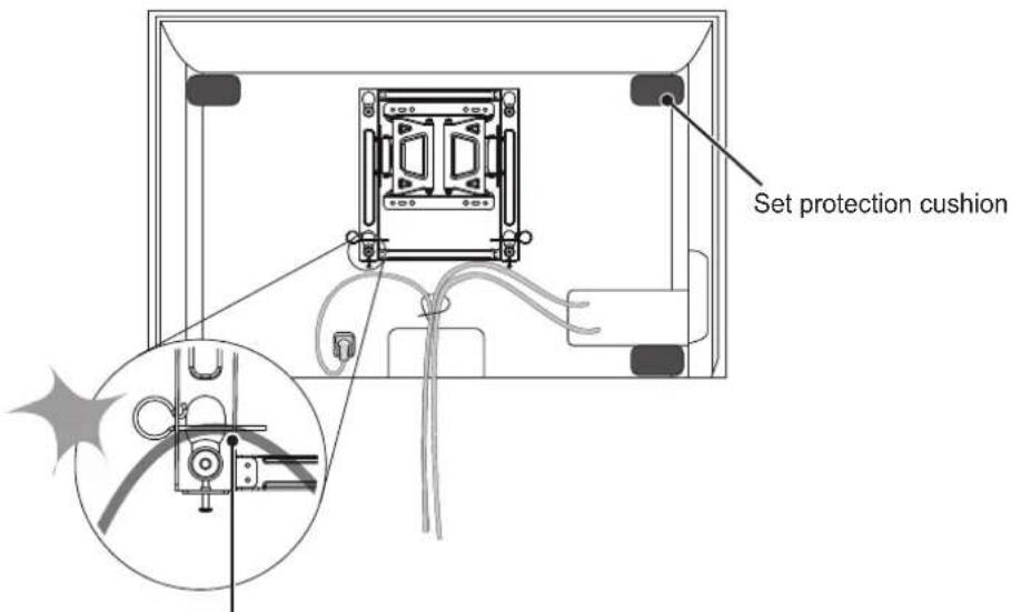 Set protection cushion