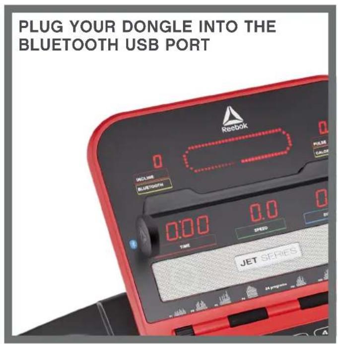 Reebok JET 200+ - BLUETOOTH INSTRUCTIONS - 1