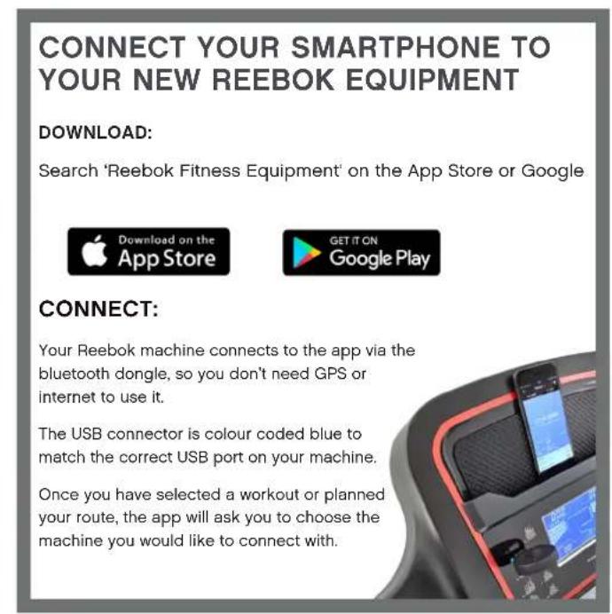 Reebok JET 200+ - BLUETOOTH INSTRUCTIONS - 2