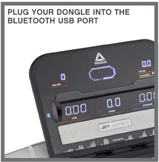 Reebok Jet 100+ - BLUETOOTH INSTRUCTIONS - 1