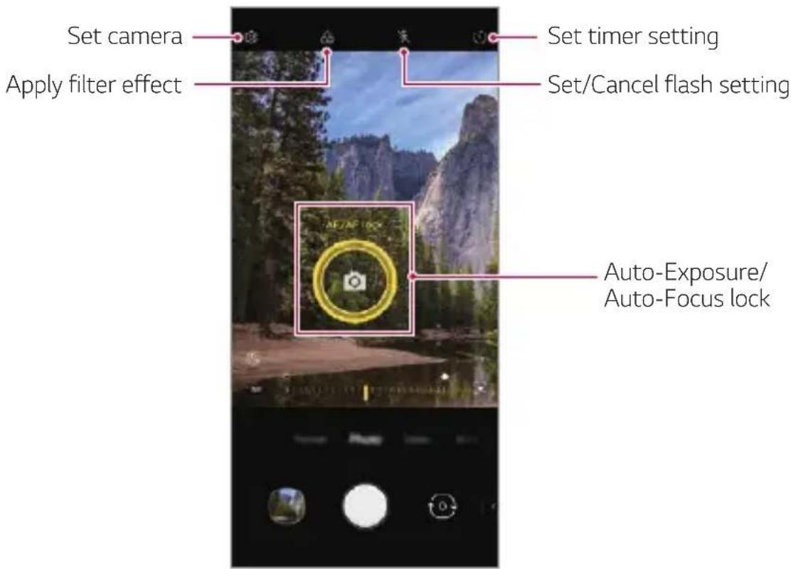 LG LMG710EM - Auto-Exposure/Auto-Focus lock - 1