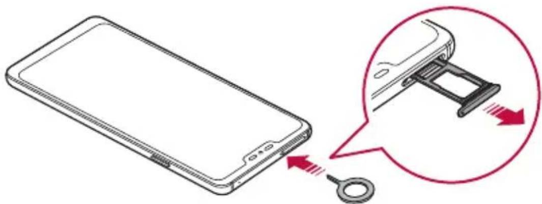 LG LMG710EM - Instalación de la tarjeta SIM y la tarjeta de memoria - 2