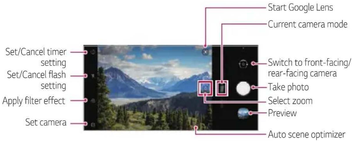LG LMG710EM - Tap to take a photo. - 1