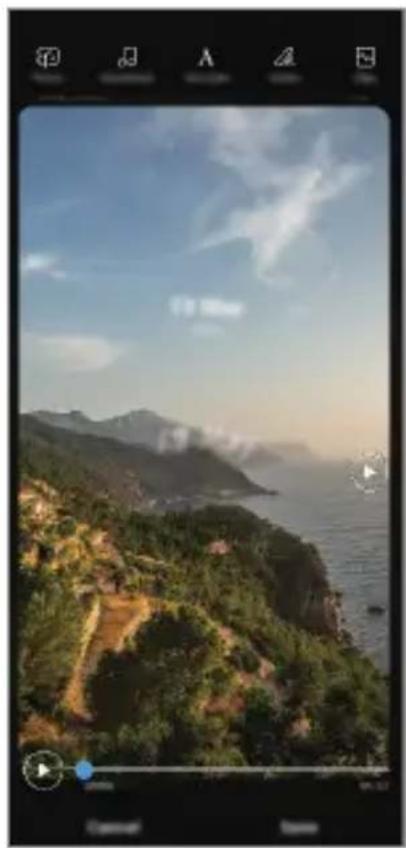 LG LMG710EM - Crearea unui videoclip din continutul corelat - 1