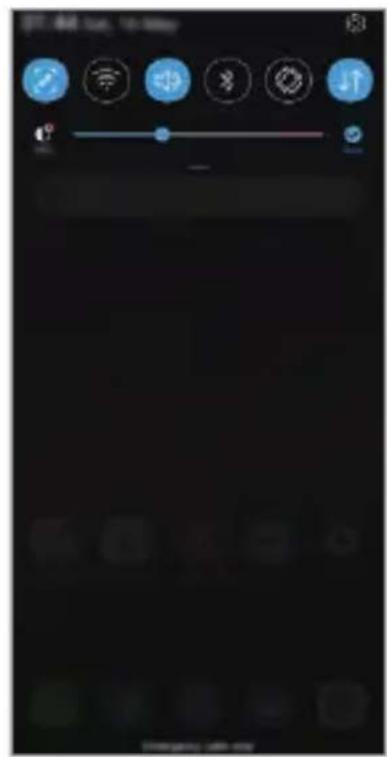 LG LMG710EM - Panneau de notifications - 1