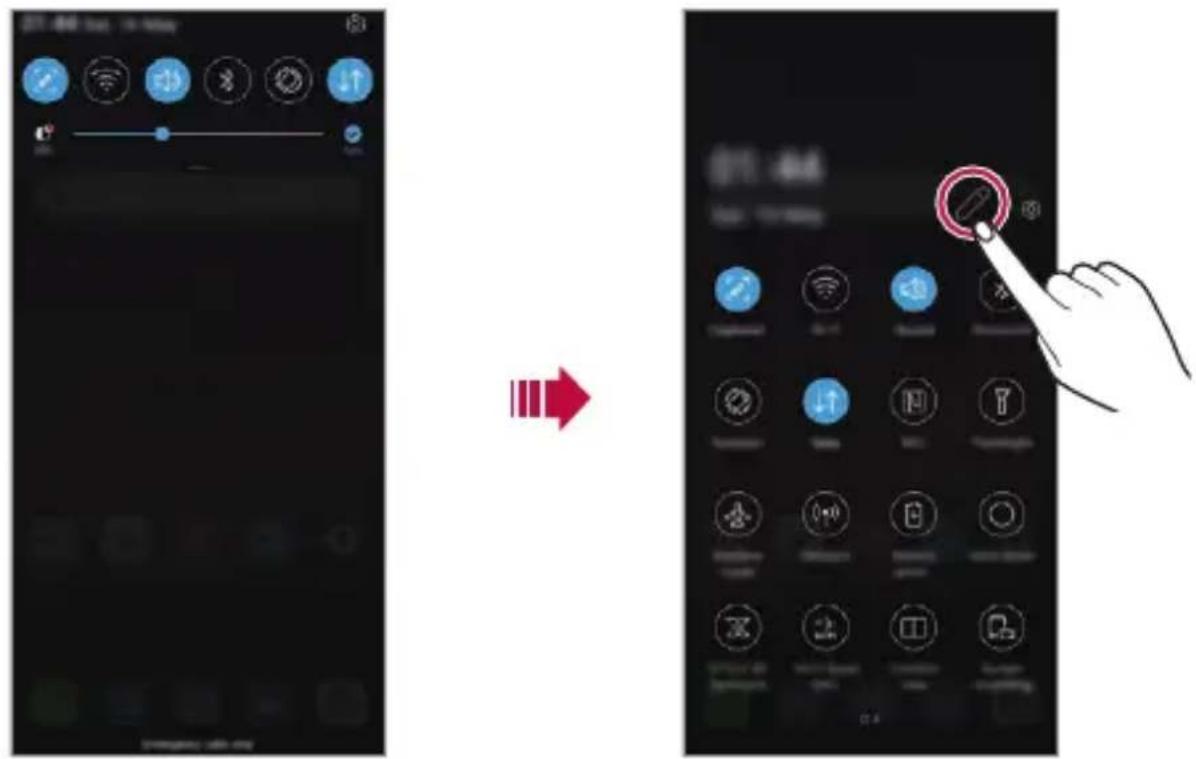 LG LMG710EM - Panel de notificaciones - 1