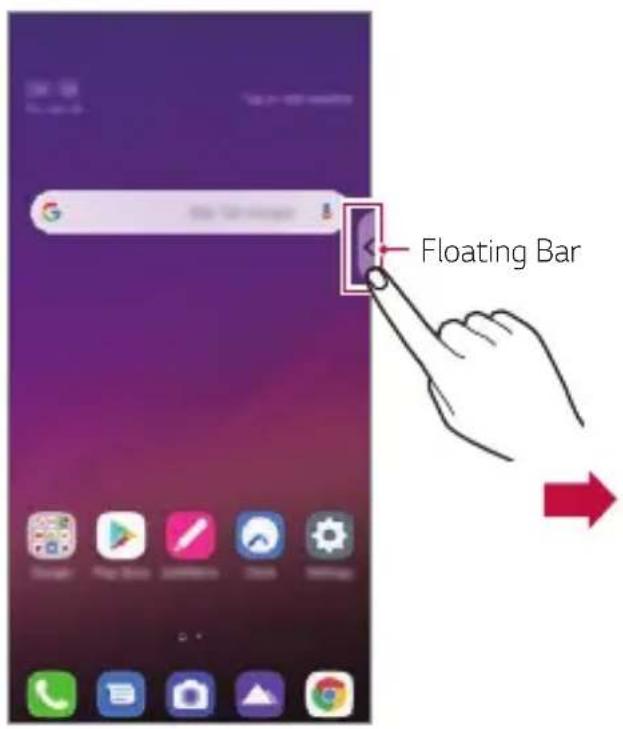 LG LMG710EM - Otvorenie a zatvorenie Floating Bar - 1