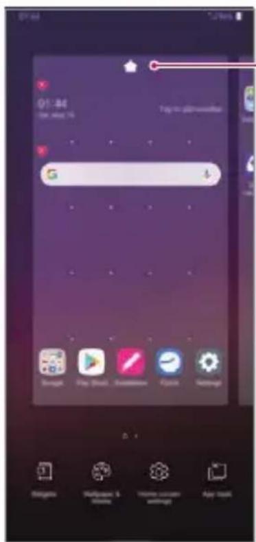 LG LMG710EM - Modification de l'écran d'accueil - 1