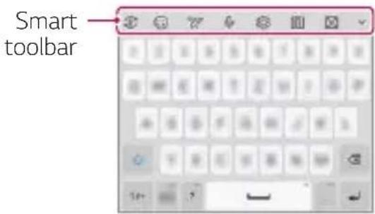 LG LMG710EM - Using the Smart toolbar - 1