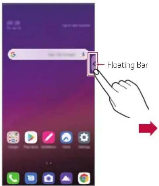 LG LMG710EM - Ouverture et fermeture de la Floating Bar - 1