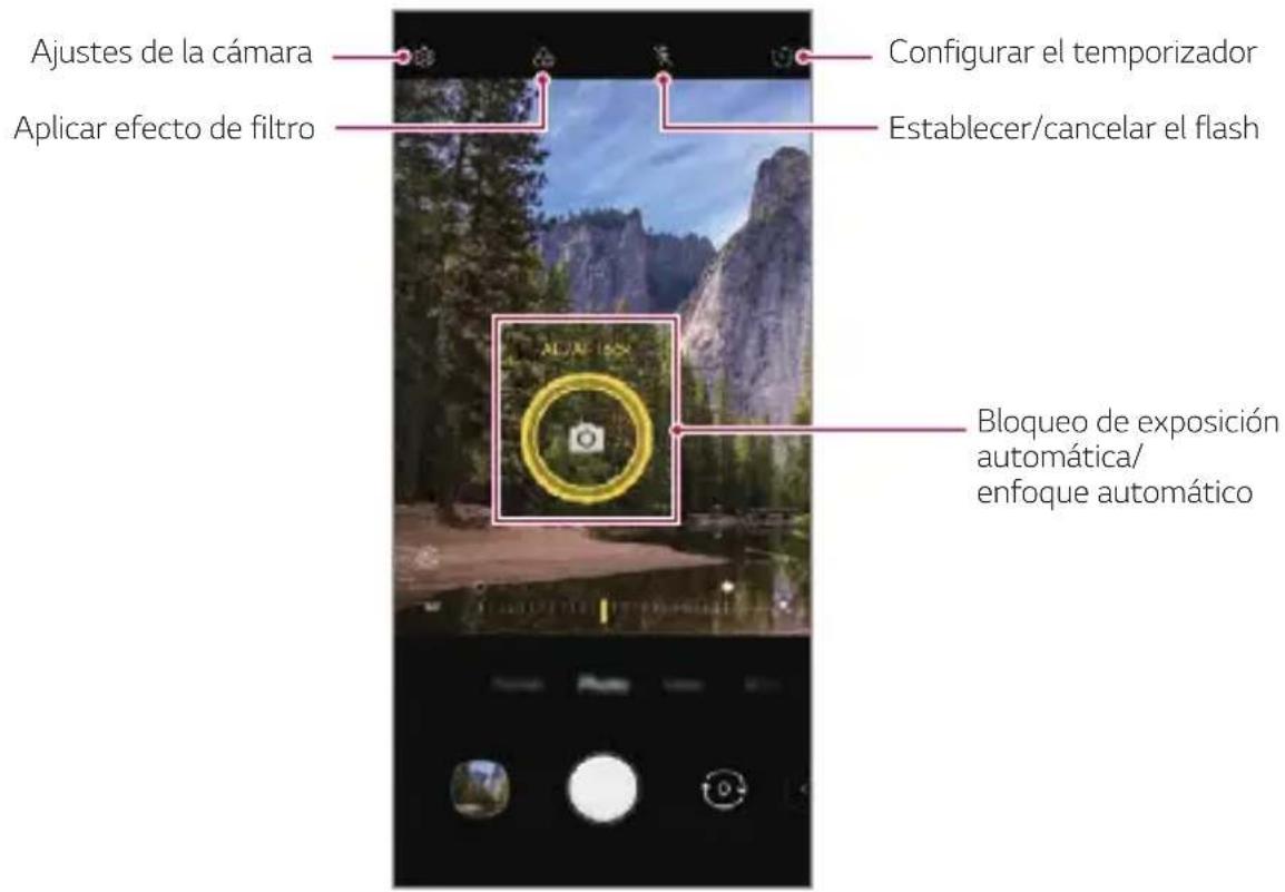 LG LMG710EM - Bloqueo de exposición automática/enfoque automático - 1