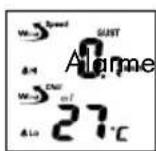 AURIOL IAN 92027 - Attivazione e disattivazione dell'allarme vento e Dell'allarme Wind Chill - 4