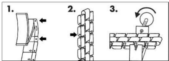 AURIOL IAN 288625 - Instrucciones de ajuste para correas para el modelos 2-LD4737-1+4 - 1