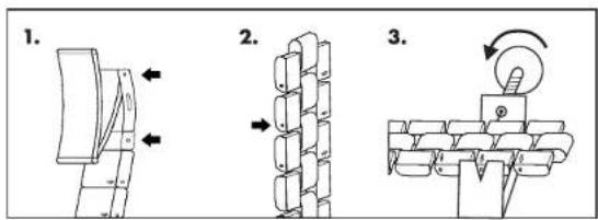 AURIOL IAN 285468 - Instrucciones de ajuste para correas para el modelo 2-LD4617-2 - 1