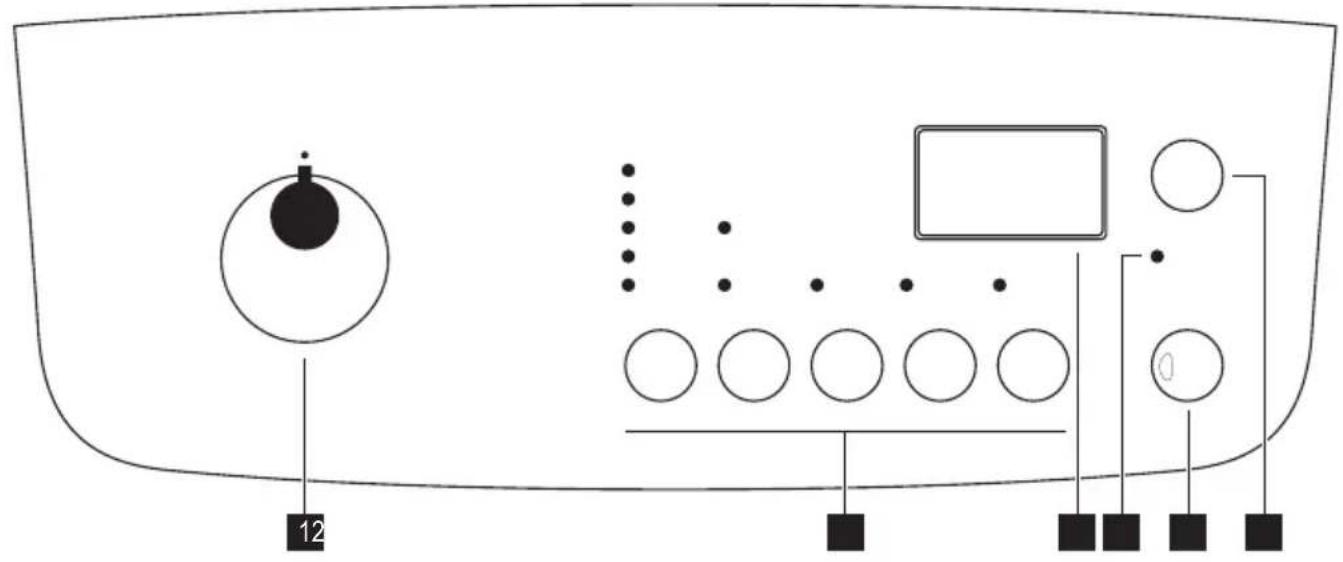 ZANUSSI ZWT3304 - Bandeau de commande - 1