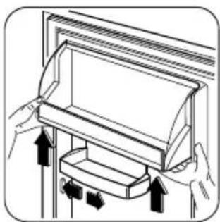 ZANUSSI ZUA14020SA - Positionierung der Türeinsätze - 1