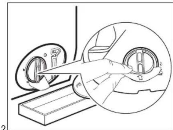 ZANUSSI ZX8473WF - Pour nettoyer la pompe, procedez comme suit : - 2