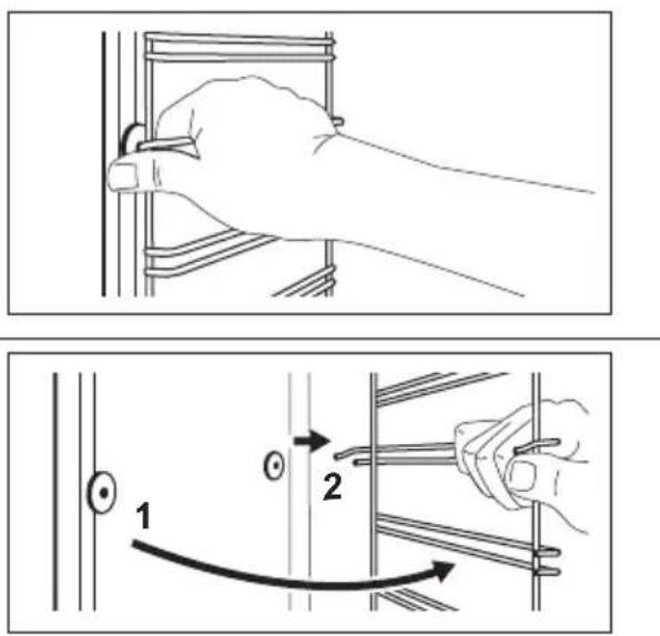ZANUSSI ZOB21601XU - Entfernen: Einhängegitter - 1