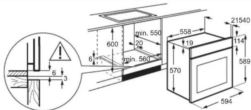 ZANUSSI ZOB21601XU - Indbygning - 1