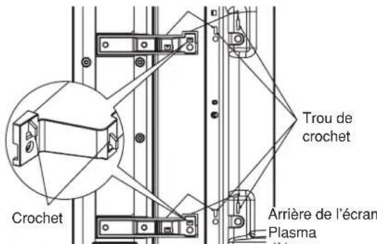 PANASONIC TYSP50P8WS - Fixez les enceintes sur l'écran Plasma. - 1