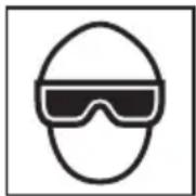 METABO N3804A5 - LES OPÉRATEURS ET LES AUTRES PERSONNES DANS L'AIRE DE TRAVAIL DOIVENT PORTER UNE PROTECTION OCULAIRE (LUNETTES DE PROTECTION AVEC ÉCRANS LATÉRAUX). - 1