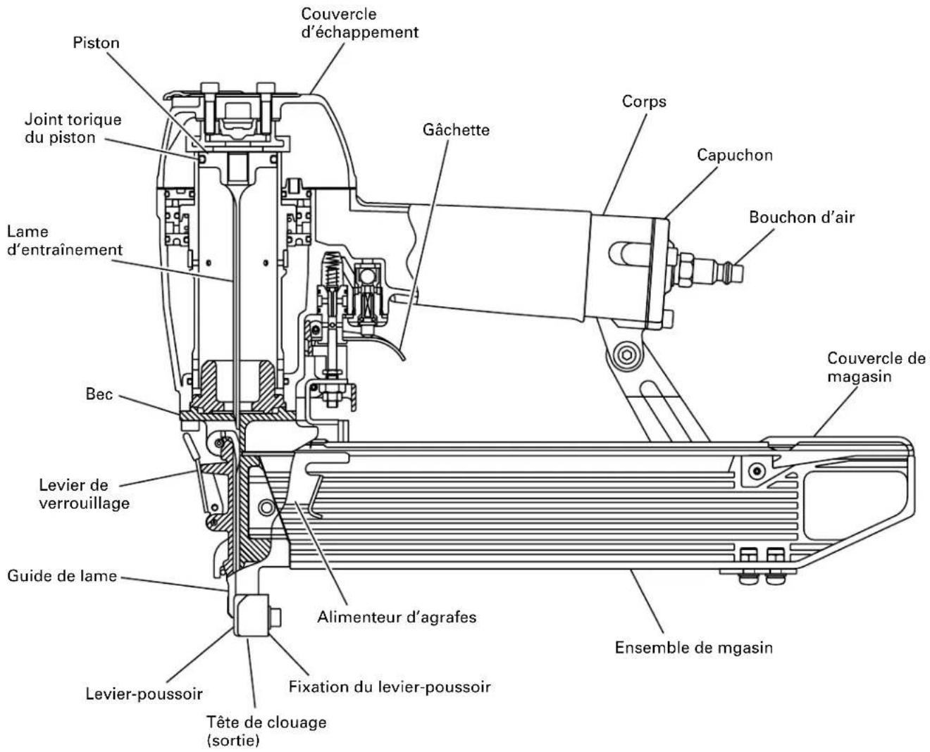 HITACHI N5010A - NOM DES PIECES - 1
