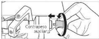 TECHNICS SL1000R - Fijación del contrapeso - 3