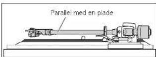 TECHNICS SL1000R - Nár justering af armhojden er faerdig, skal tonearmen gores fast ved at dreje armås-grebet. - 2