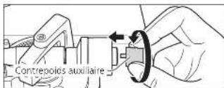 TECHNICS SL1000R - Fixation du contrepoids d'équilibrage - 2