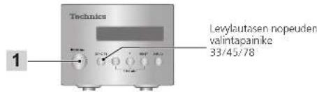 TECHNICS SL1000R - Valmistelu - 1