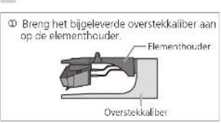 TECHNICS SL1000R - Bevestig een element (in de winkel gekocht) voorzichtig. - 2