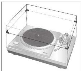 TECHNICS SL1000R - ZamocowacPokrywewchroniaca przed kurzem - 1