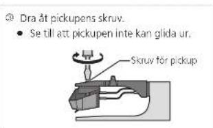 TECHNICS SL1000R - Skruva fast en pickup (säljs separat) preliminär. - 1