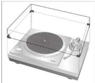 TECHNICS SL1000R - Montering av skyddslocker - 1